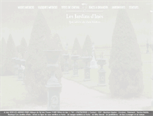 Tablet Screenshot of ines-garden.com